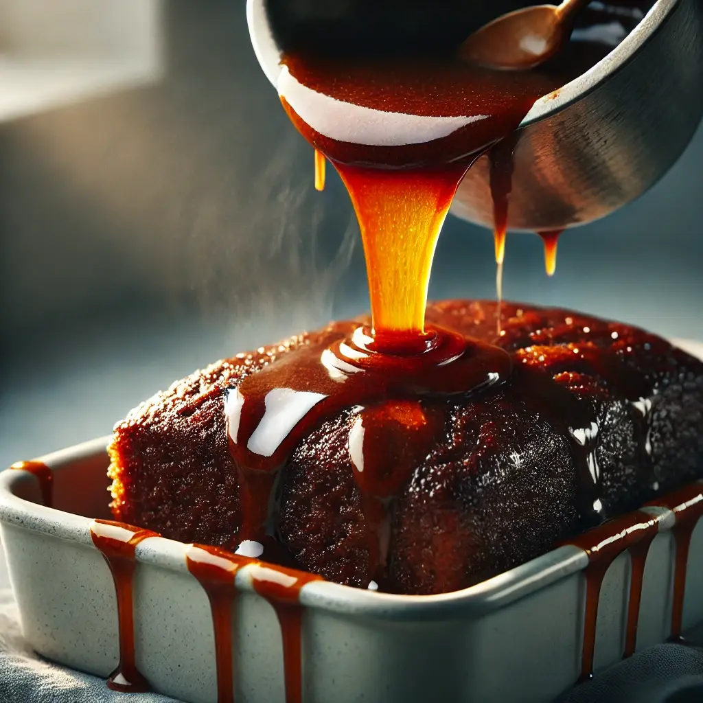 making Sticky Toffee Pudding