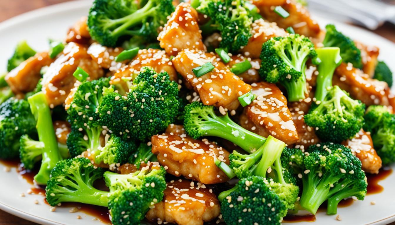 Sesame Chicken with Broccoli