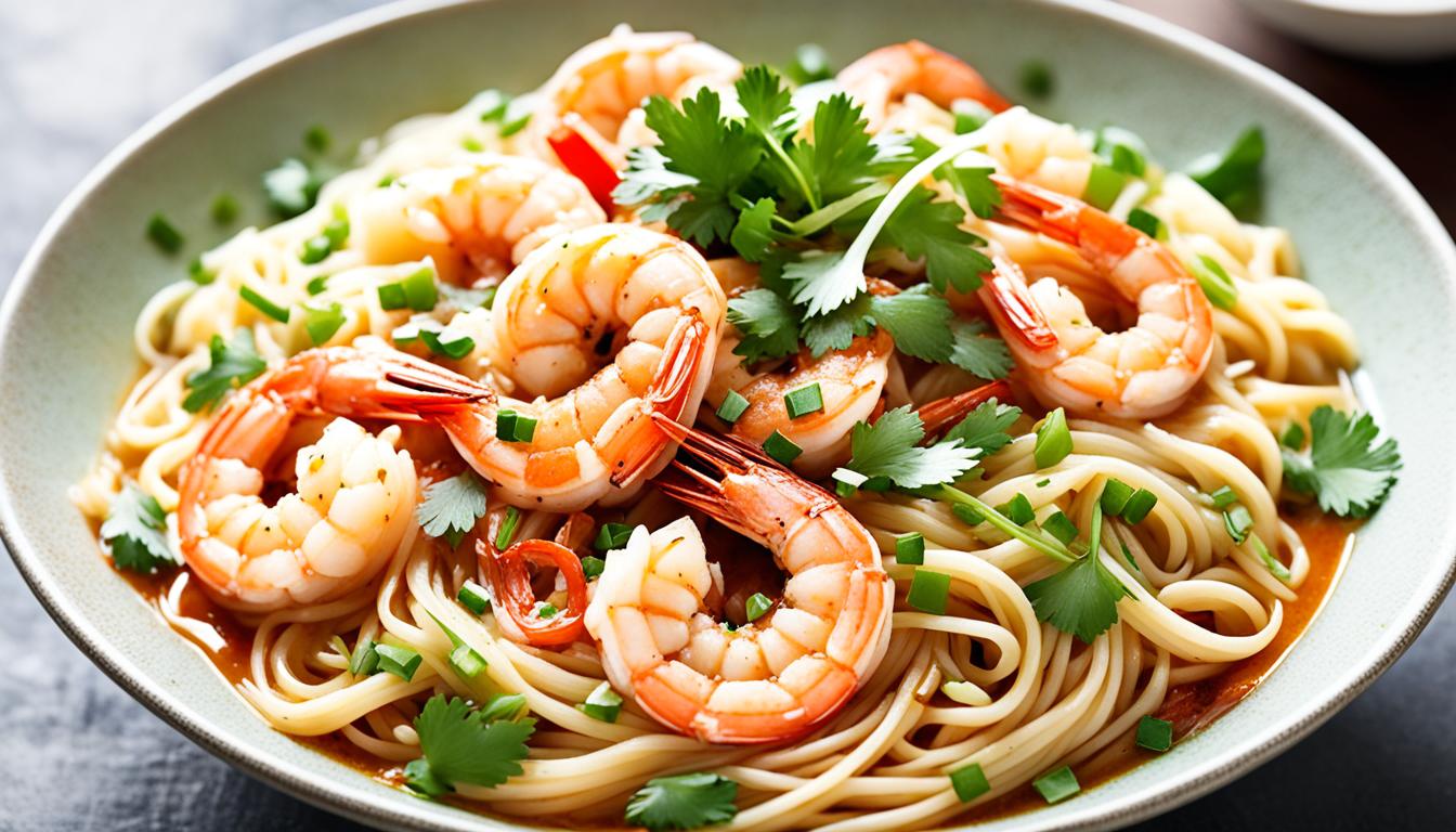 Asian Shrimp Noodle Bowl