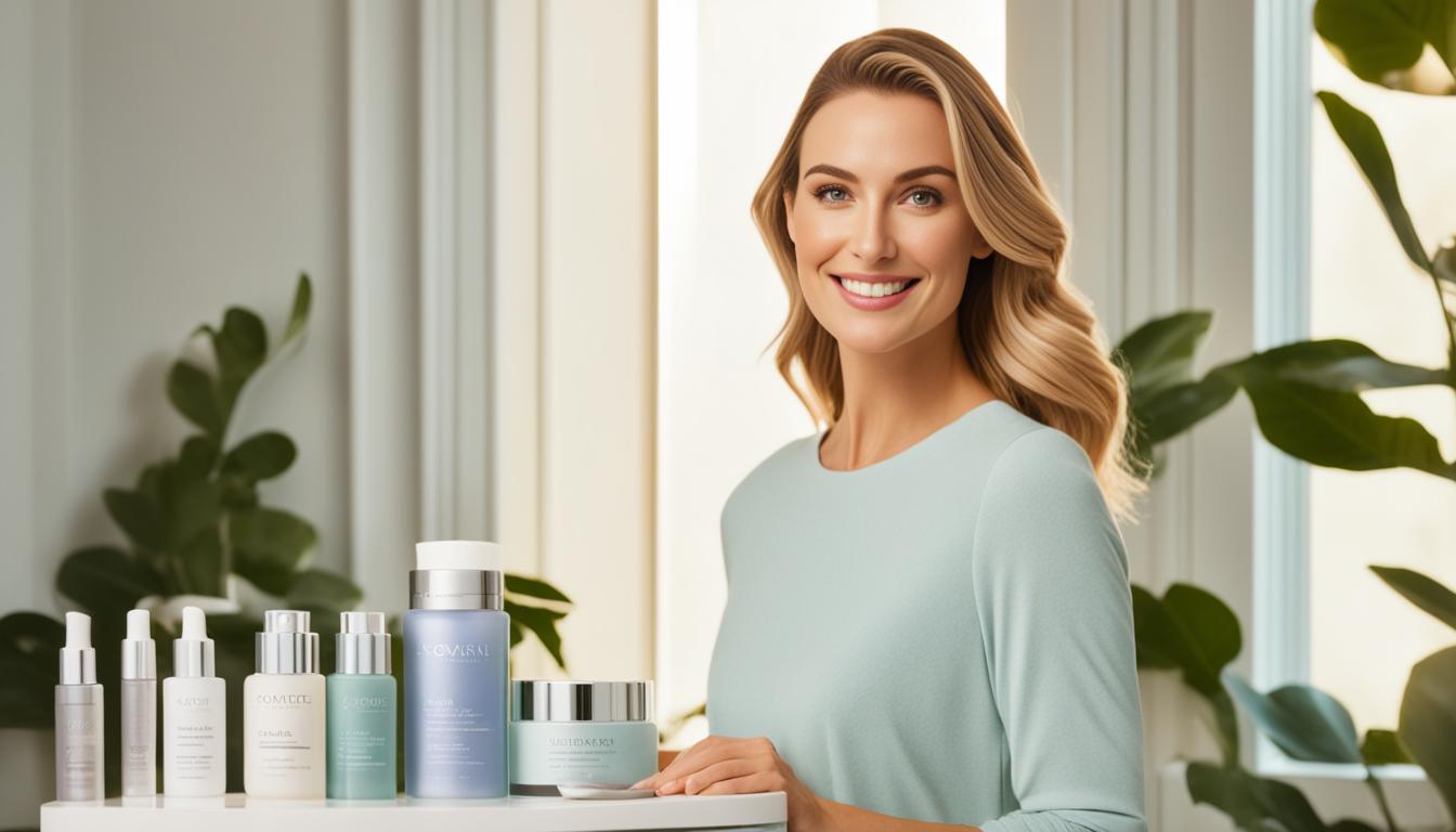 Evening care routine for glowing skin rosylina